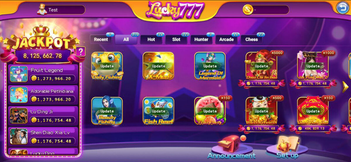 Lucky777 Online Login